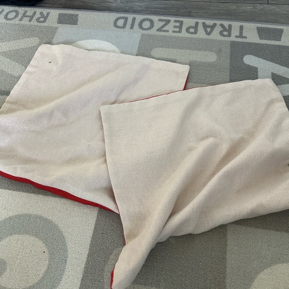 Merry Christmas / Candy Cane Pillow Covers 18x18 - Picture 4 of 4